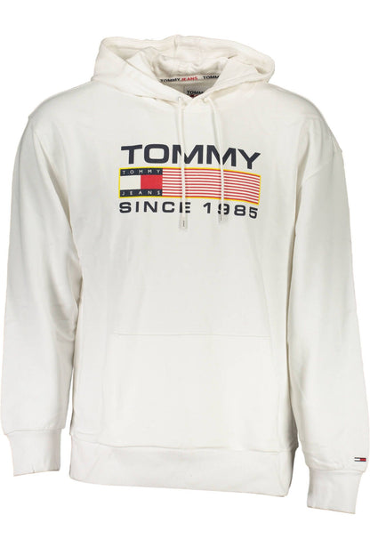 Tommy Hilfiger White Cotton Men Sweater