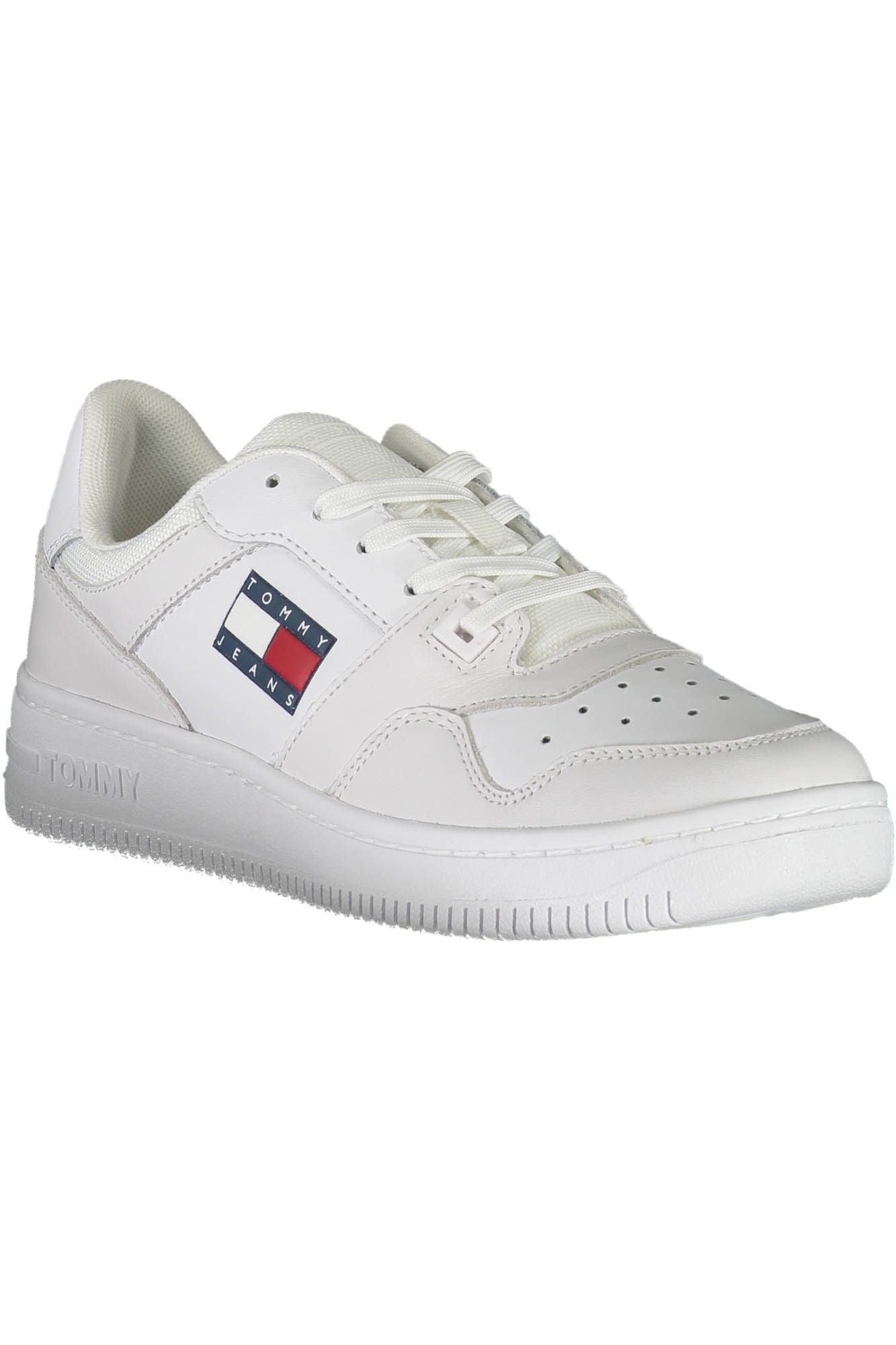 Tommy Hilfiger White Leather Men Sneaker