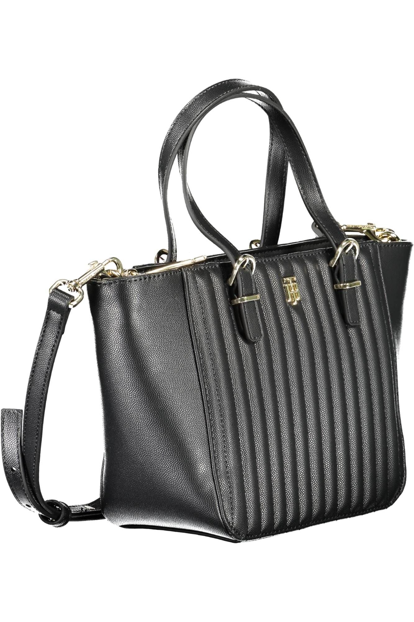 Tommy Hilfiger Black Polyethylene Women Handbag