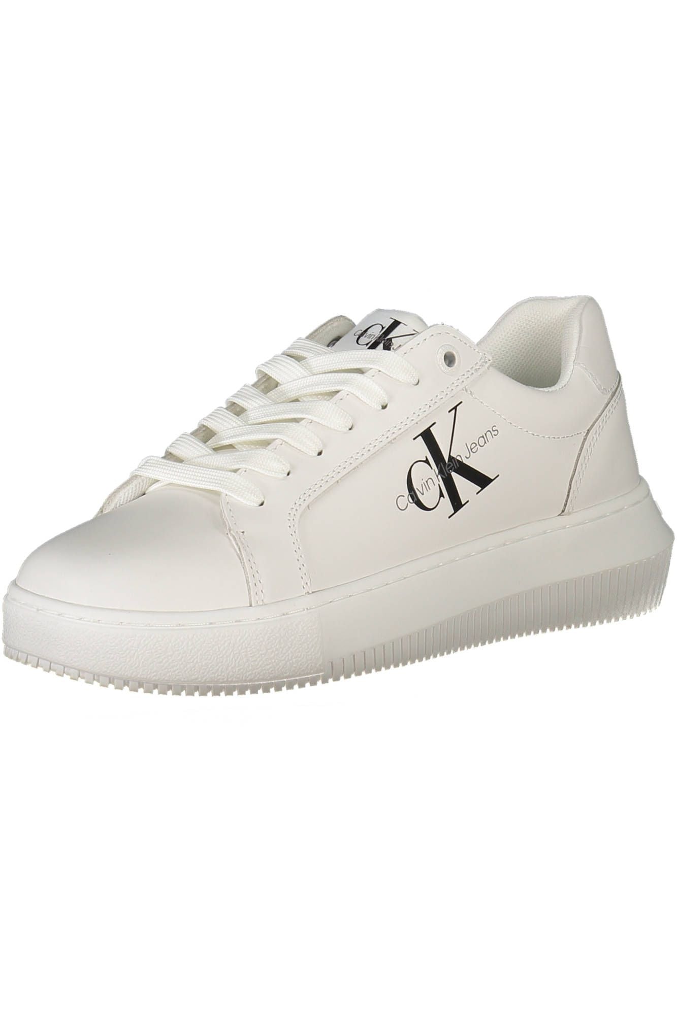 Calvin Klein White Leather Womens Sneaker