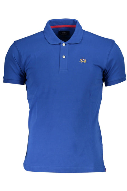 La Martina Slim Fit Embroidered Polo with Contrast Details La Martina