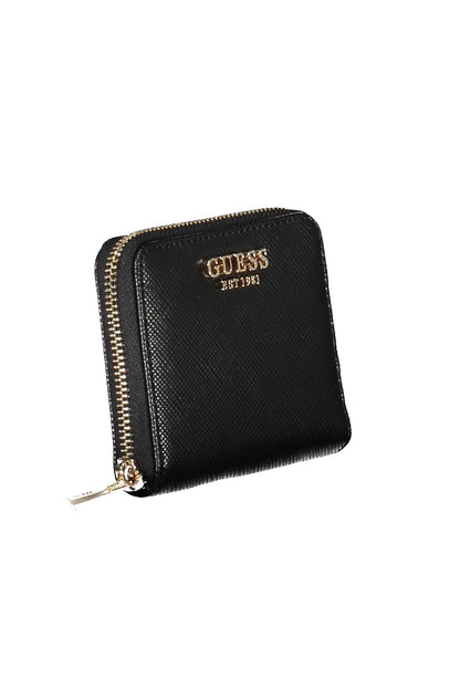 Guess Jeans Black Polyethylene Women Wallet