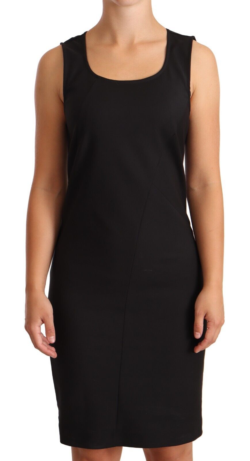 Patrizia Pepe Elegant Sleeveless Sheath Knee Dress Patrizia Pepe