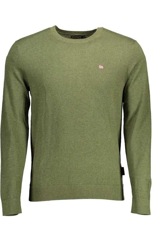 Napapijri Emerald Crew-Neck Embroidered Sweater Napapijri