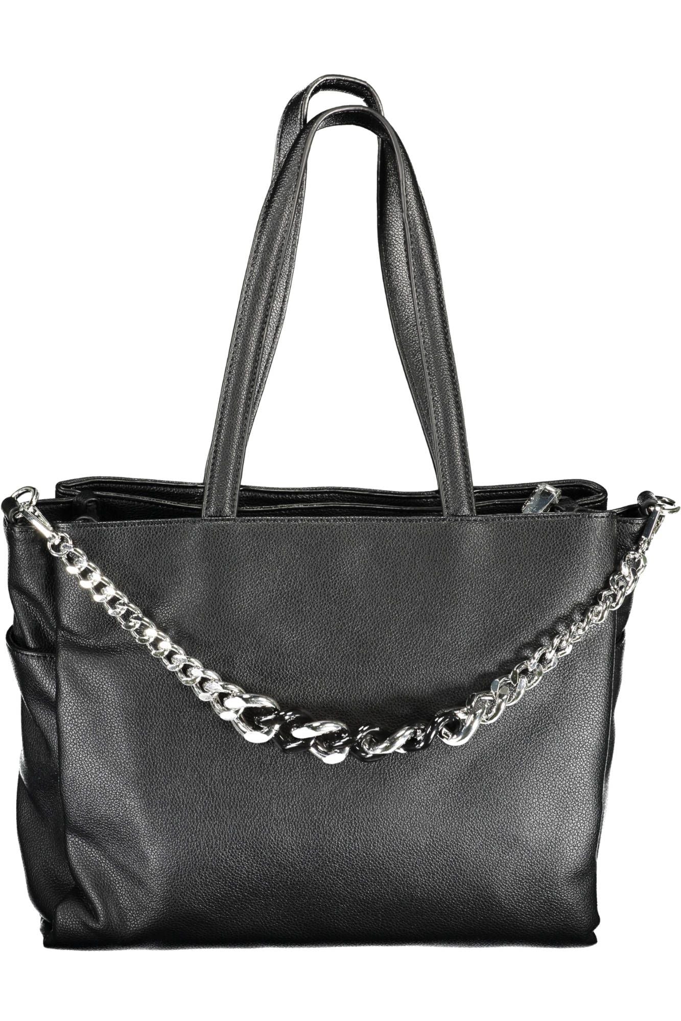 BYBLOS Elegant Black Chain-Strap Handbag BYBLOS