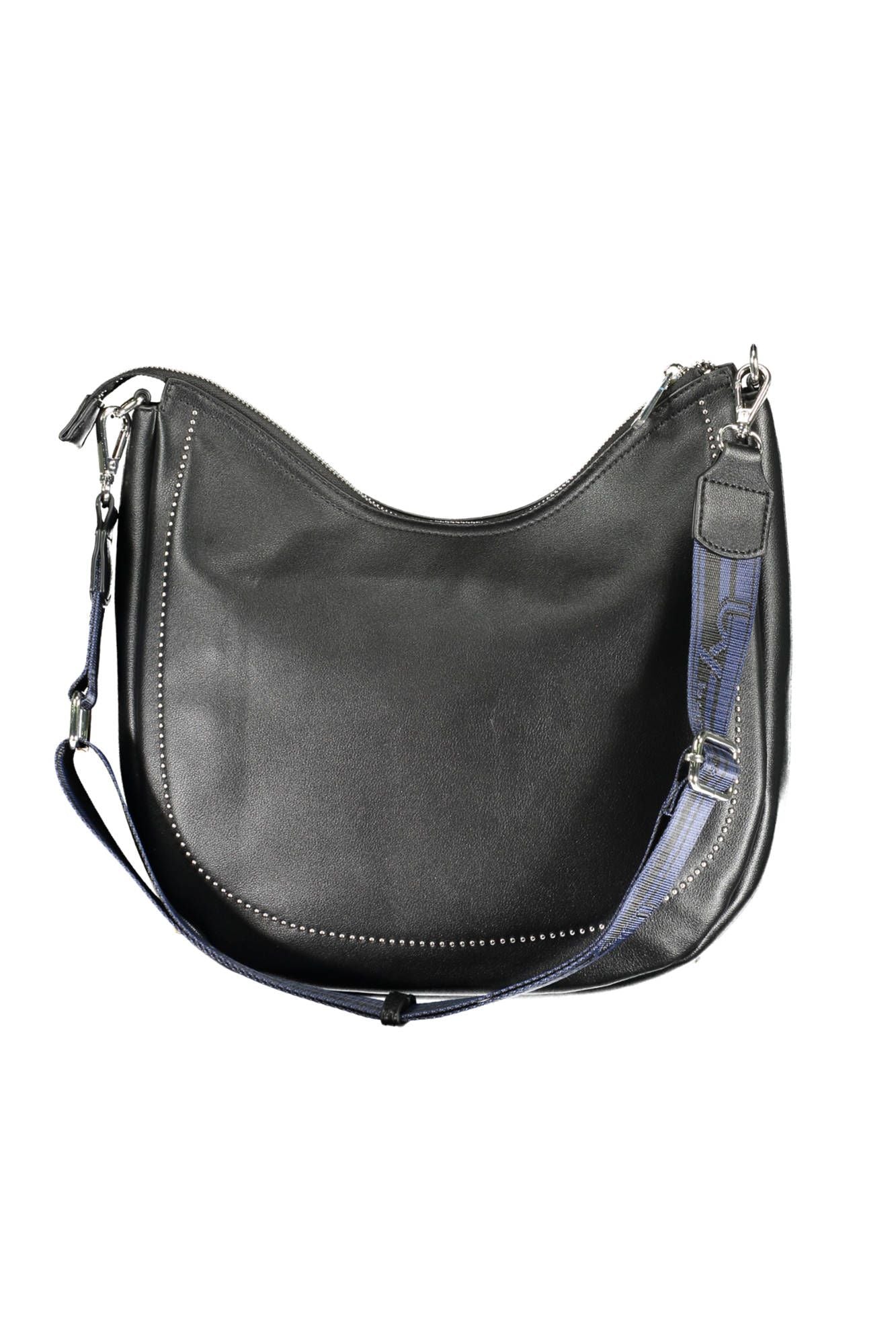 BYBLOS Elegant Black Polyurethane Handbag BYBLOS