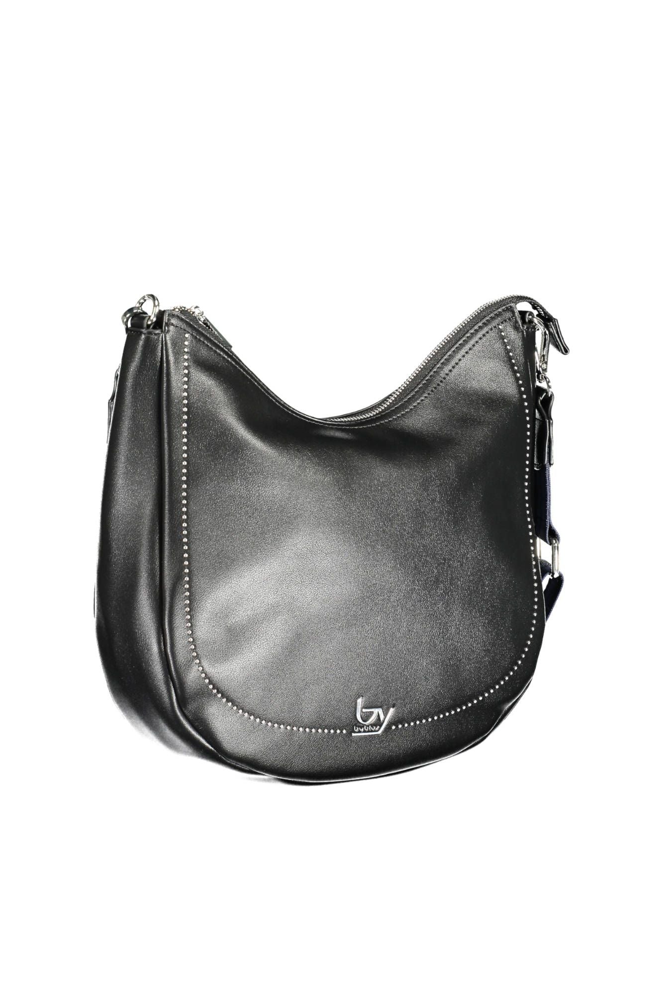 BYBLOS Elegant Black Polyurethane Handbag BYBLOS