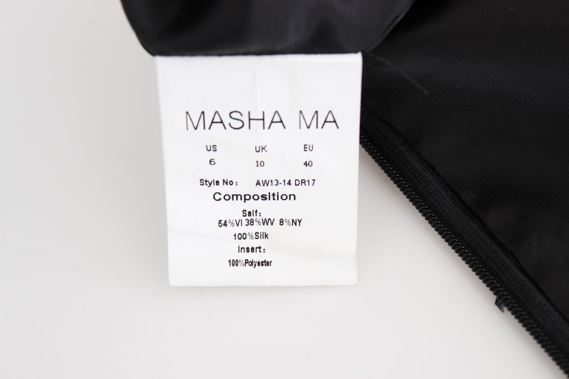 Masha Ma Elegant Strapless Black Dress Masha Ma