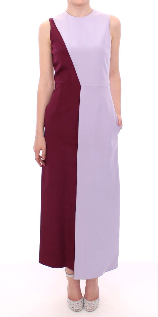 Barbara Casasola Elegant Long Silk Gown in Lavender Barbara Casasola