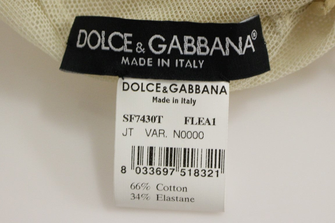 Dolce & Gabbana Elegant Beige Tank Top Blouse Dolce & Gabbana