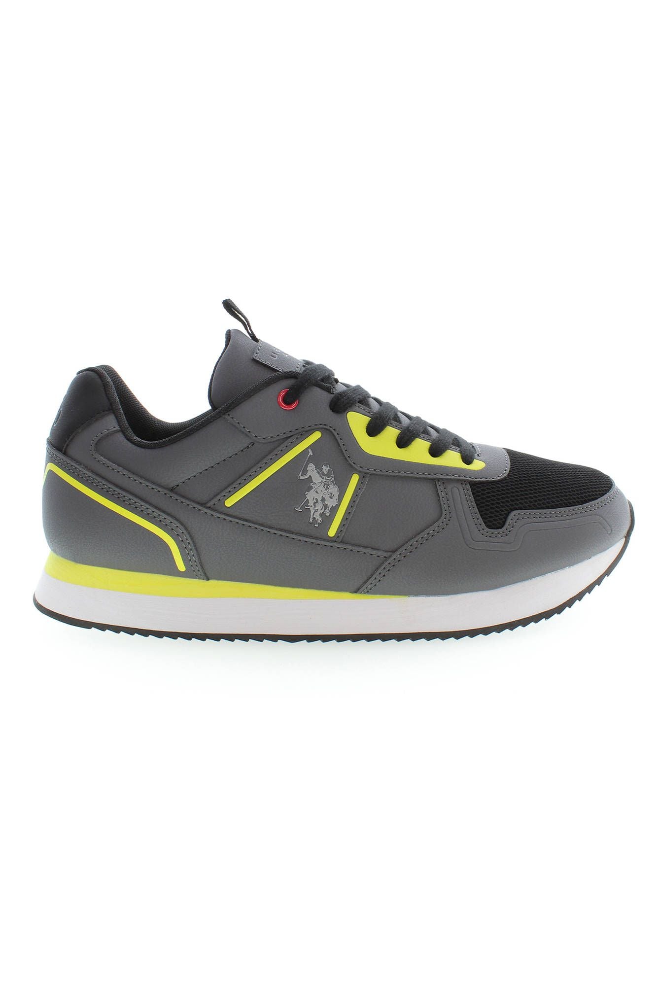 U.S. POLO ASSN. Sleek Gray Sporty Sneakers with Logo Accents U.S. POLO ASSN.