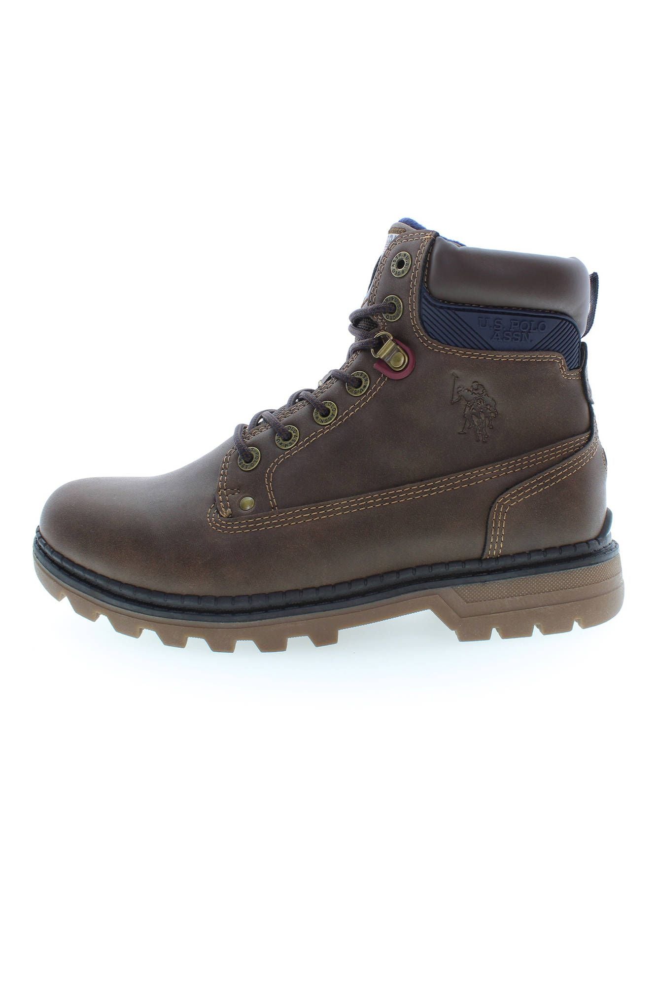 U.S. POLO ASSN. Elegant High Lace-Up Boots with Logo Accents U.S. POLO ASSN.