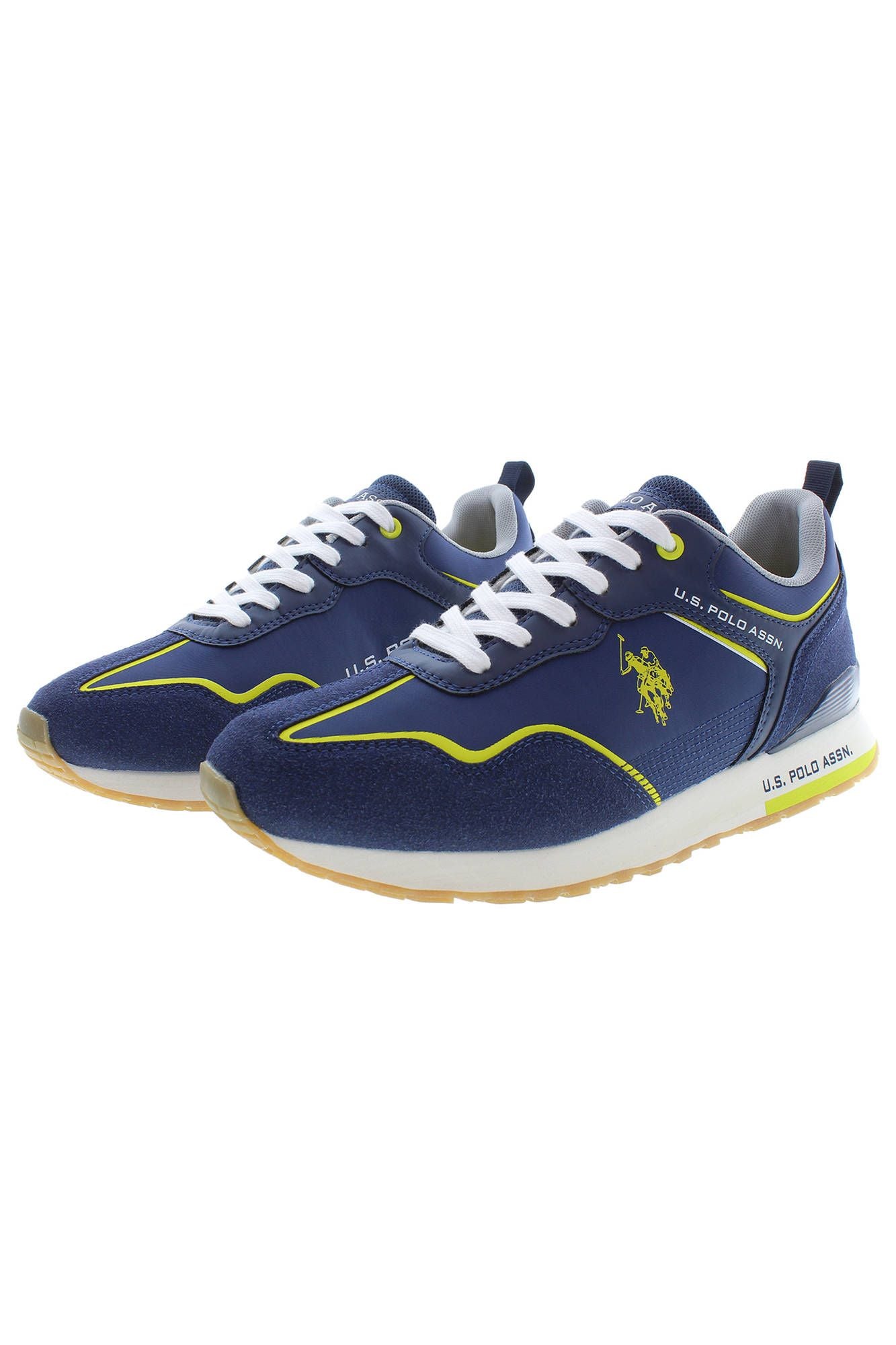 U.S. POLO ASSN. Sporty Elegance Lace-Up Sneakers in Blue U.S. POLO ASSN.