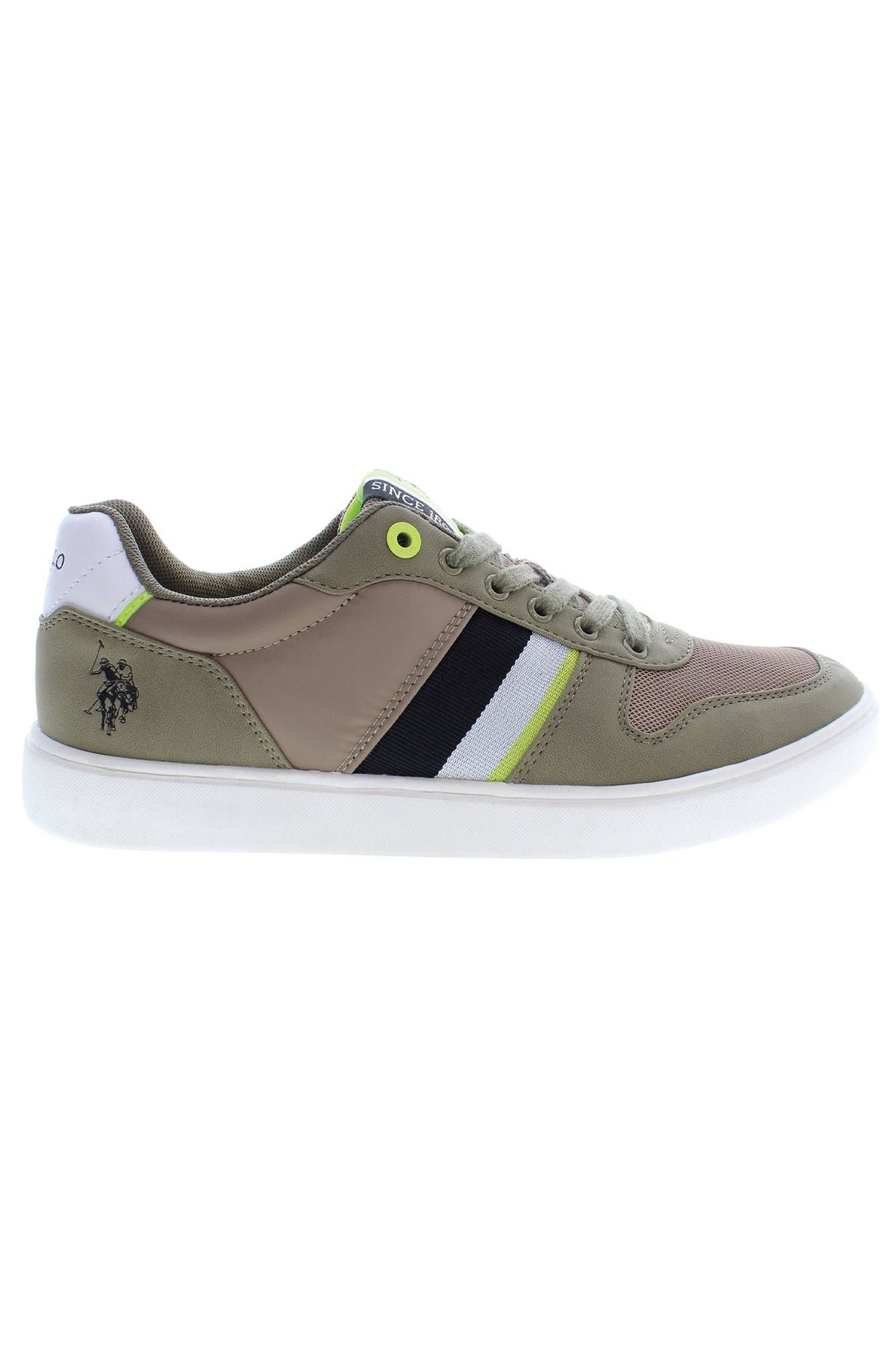 U.S. POLO ASSN. Sleek Green Sports Sneakers With Logo Detail U.S. POLO ASSN.