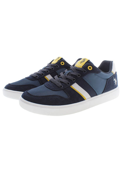 U.S. POLO ASSN. Sleek Blue Sneakers with Contrasting Details U.S. POLO ASSN.