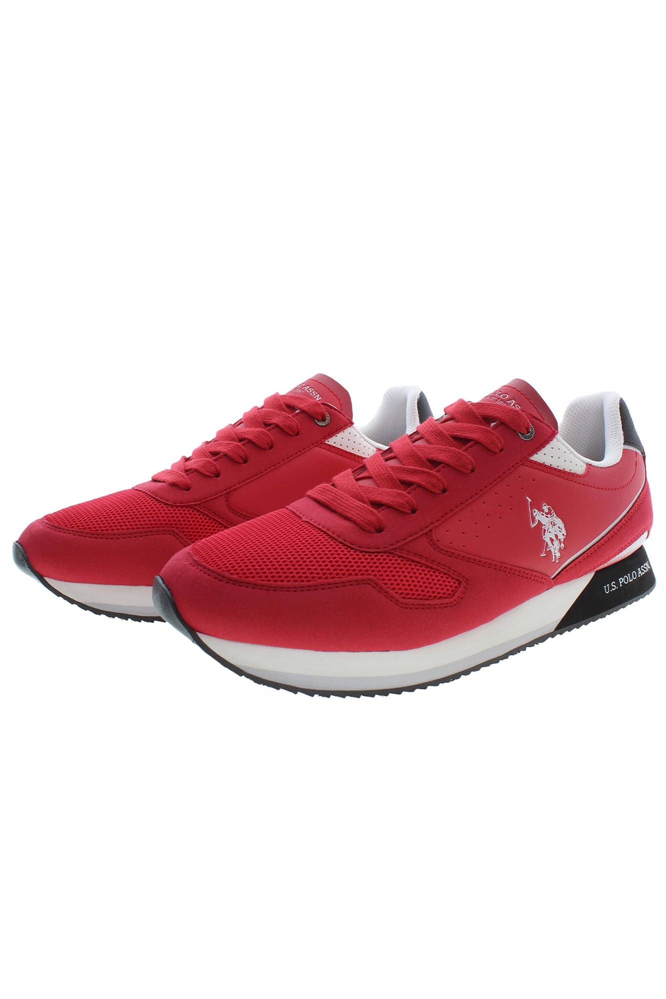 U.S. POLO ASSN. Elegant Pink Lace-Up Sports Sneakers U.S. POLO ASSN.