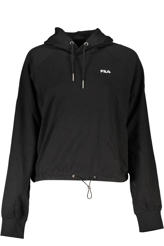 Fila Chic Long-Sleeved Hoodie with Embroidered Logo Fila