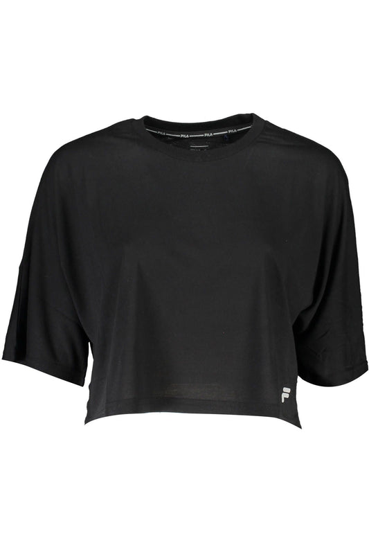 Fila Chic Black Short Sleeved Logo Tee Fila