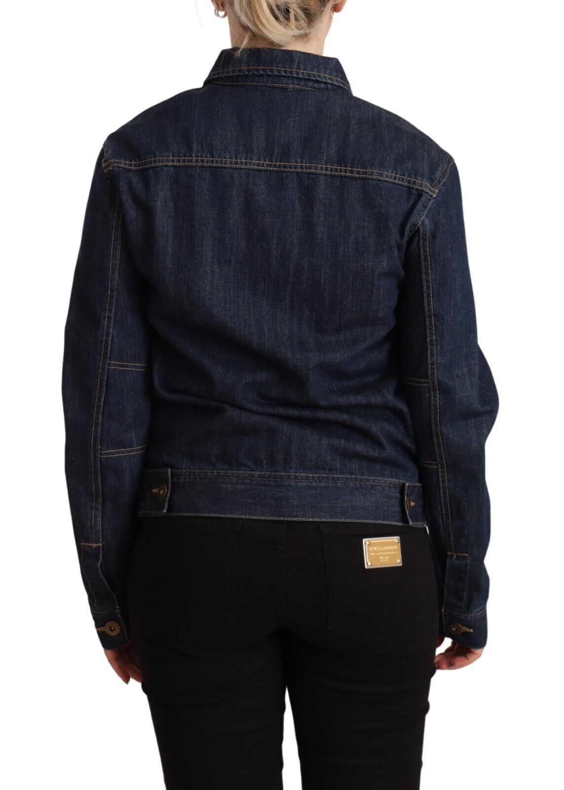 Master Coat Elegant Dark Blue Denim Jacket Master Coat