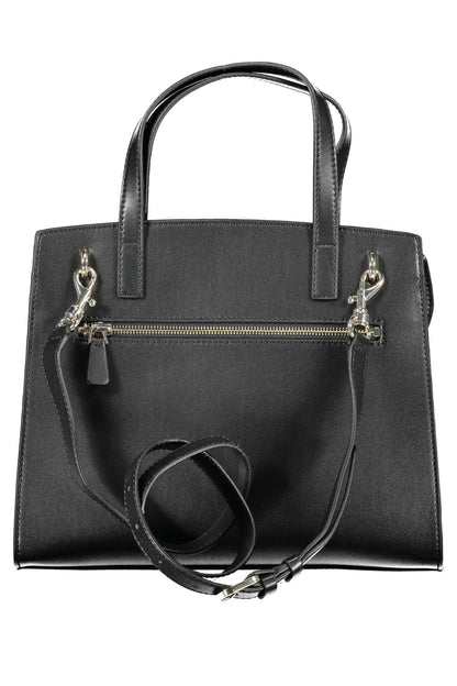 Guess Jeans Elegant Black Handbag with Versatile Straps Guess Jeans