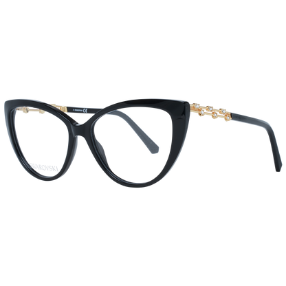 Swarovski Elegant Black Cat Eye Designer Eyeglasses Swarovski