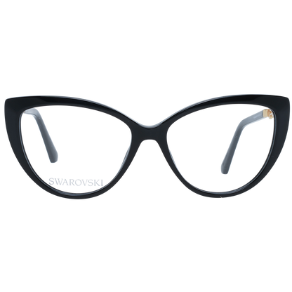 Swarovski Elegant Black Cat Eye Designer Eyeglasses Swarovski