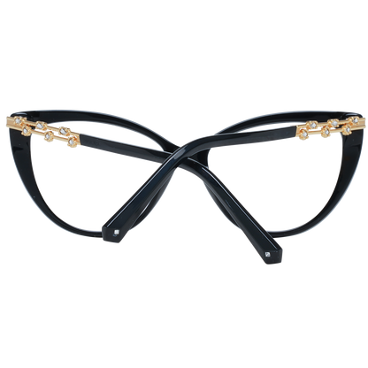 Swarovski Elegant Black Cat Eye Designer Eyeglasses Swarovski