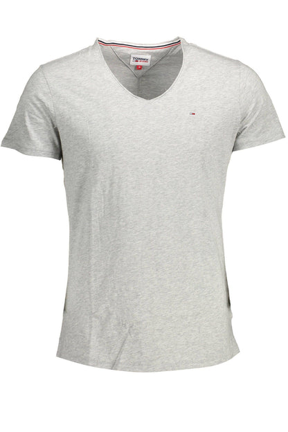 Tommy Hilfiger Gray Polyester Men T-Shirt