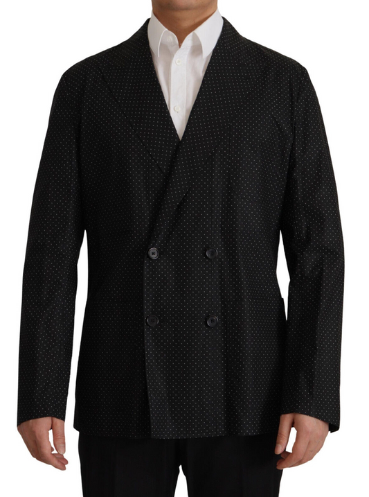 Dolce & Gabbana Polka Dot Slim Double-Breasted Blazer Dolce & Gabbana