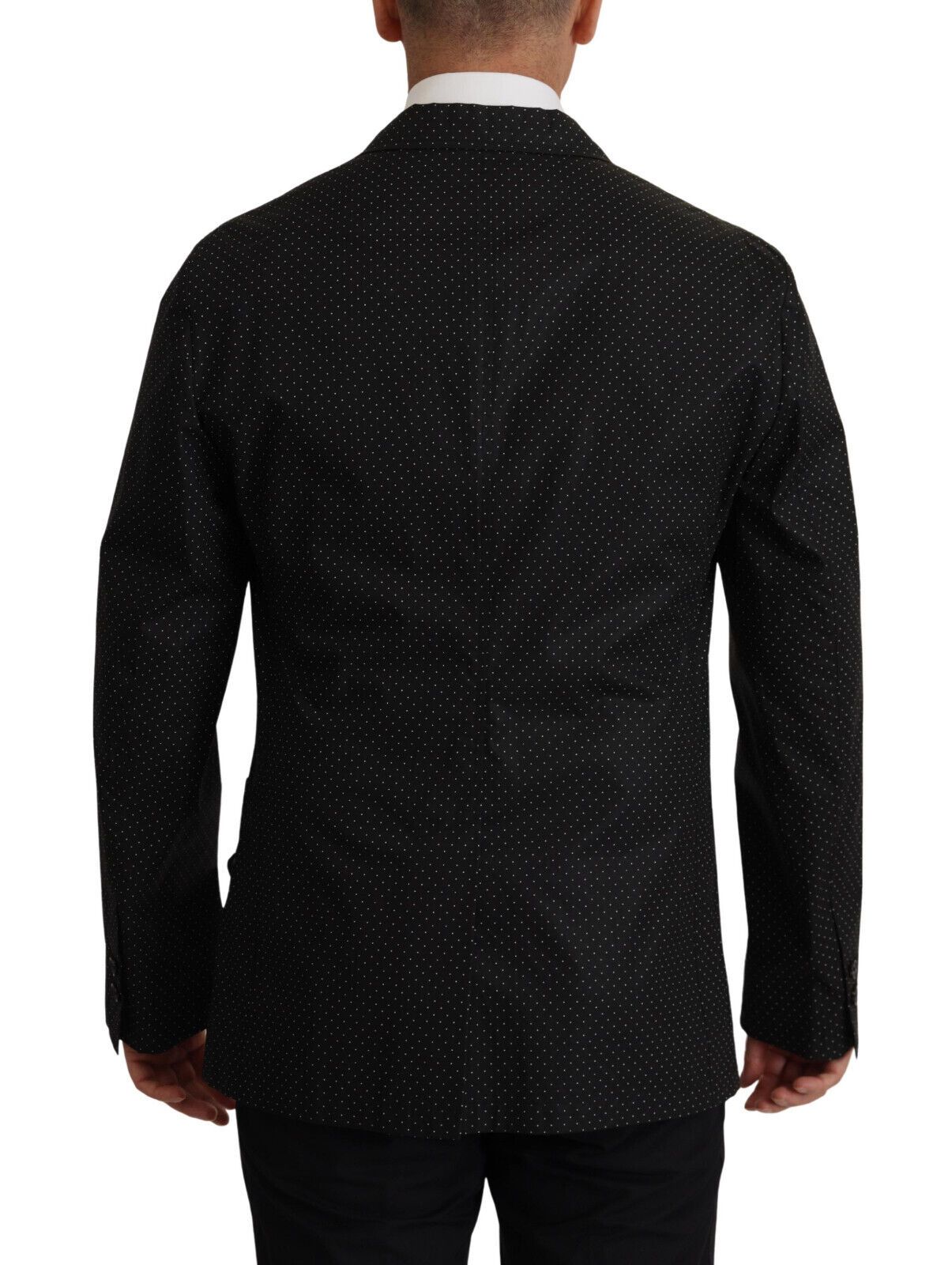 Dolce & Gabbana Polka Dot Slim Double-Breasted Blazer Dolce & Gabbana