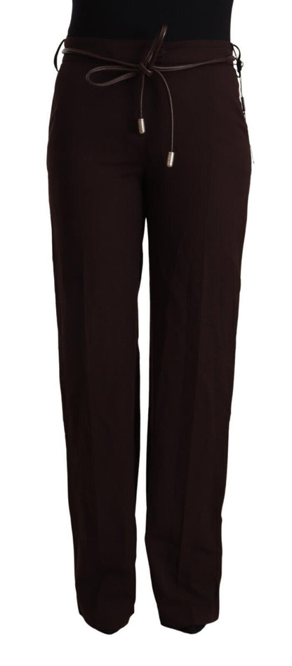 Patrizia Pepe Elegant High Waist Straight Formal Pants Patrizia Pepe