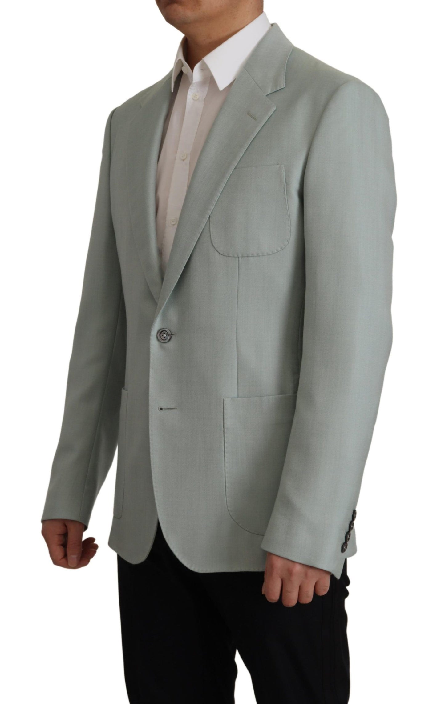 Dolce & Gabbana Elegant Slim Fit Cashmere Silk Blazer Jacket Dolce & Gabbana