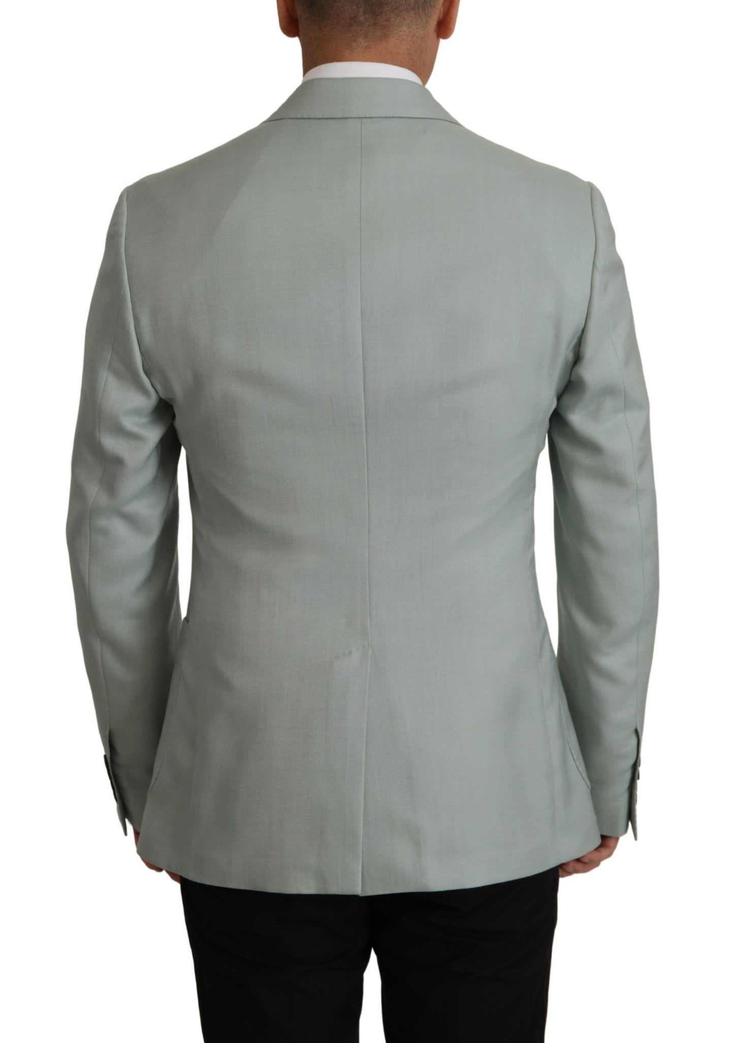 Dolce & Gabbana Elegant Slim Fit Cashmere Silk Blazer Jacket Dolce & Gabbana