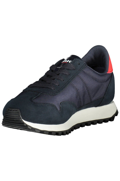 Blauer Sleek Blue Sports Sneakers with Contrasting Accents Blauer