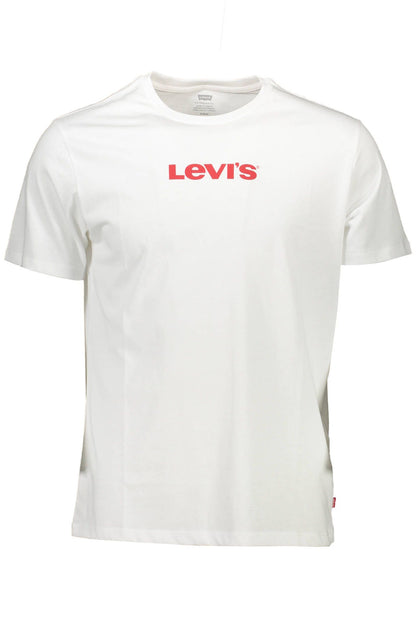 Levi's Crisp White Crew Neck Cotton Tee Levi's