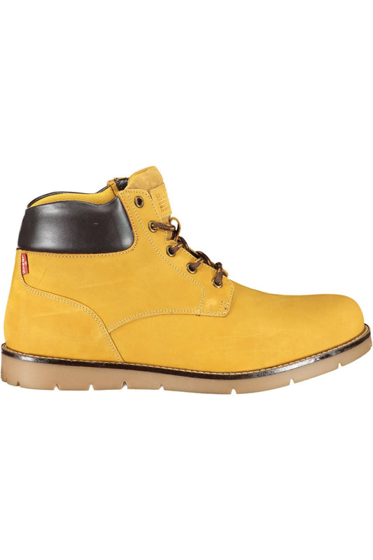 Levi's Sunset Yellow Ankle Boots with Lace-Up Detail Levi's