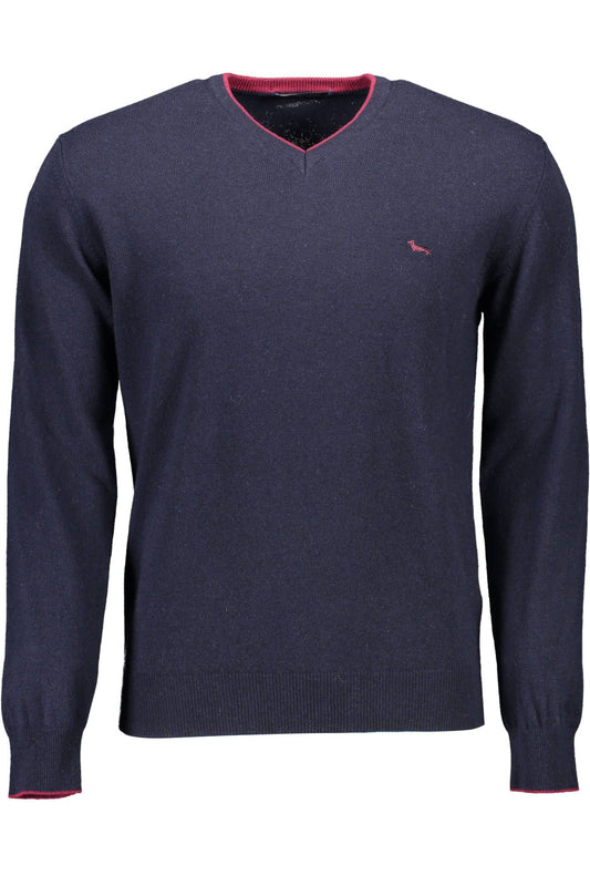 Harmont & Blaine Chic V-Neck Sweater with Contrasting Accents Harmont & Blaine