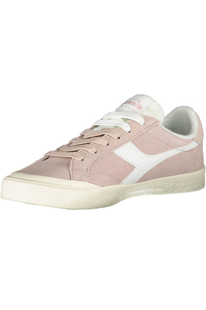 Diadora Chic Pink Lace-up Sports Sneakers Diadora