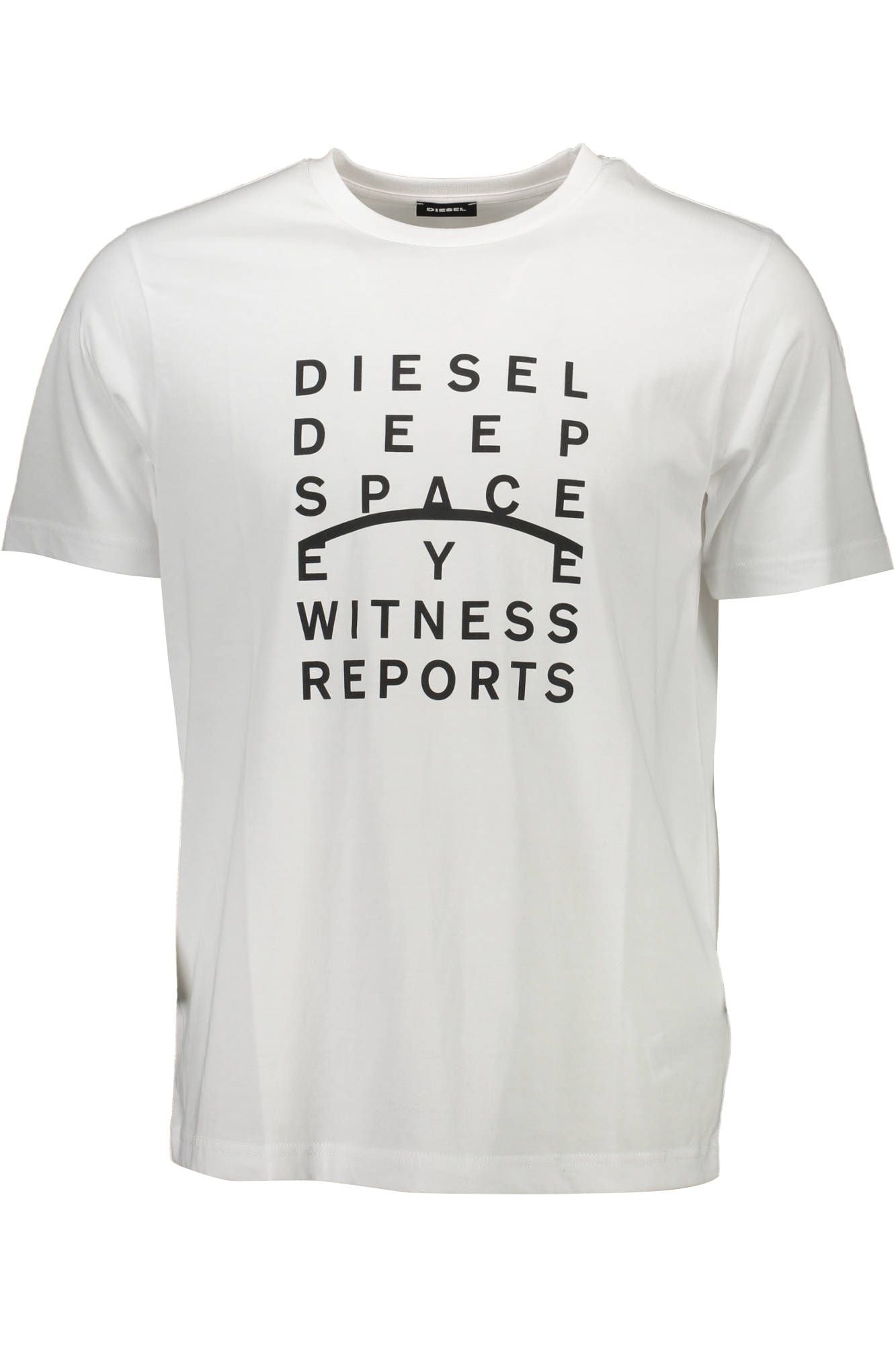 Diesel Crisp White Crew Neck Logo Tee Diesel