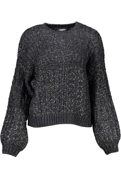 Desigual Chic Contrasting Details Round Neck Sweater Desigual