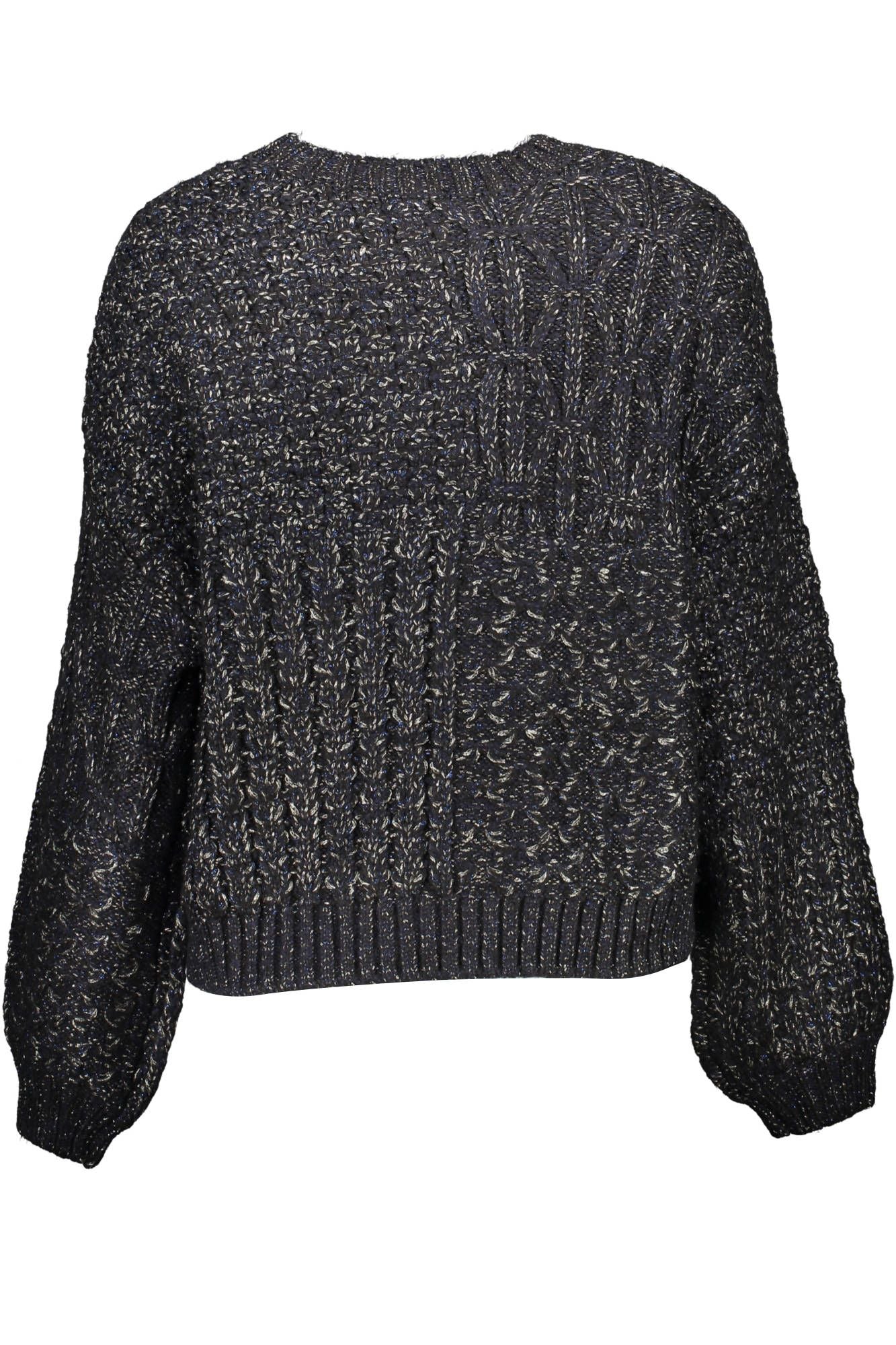 Desigual Chic Contrasting Details Round Neck Sweater Desigual