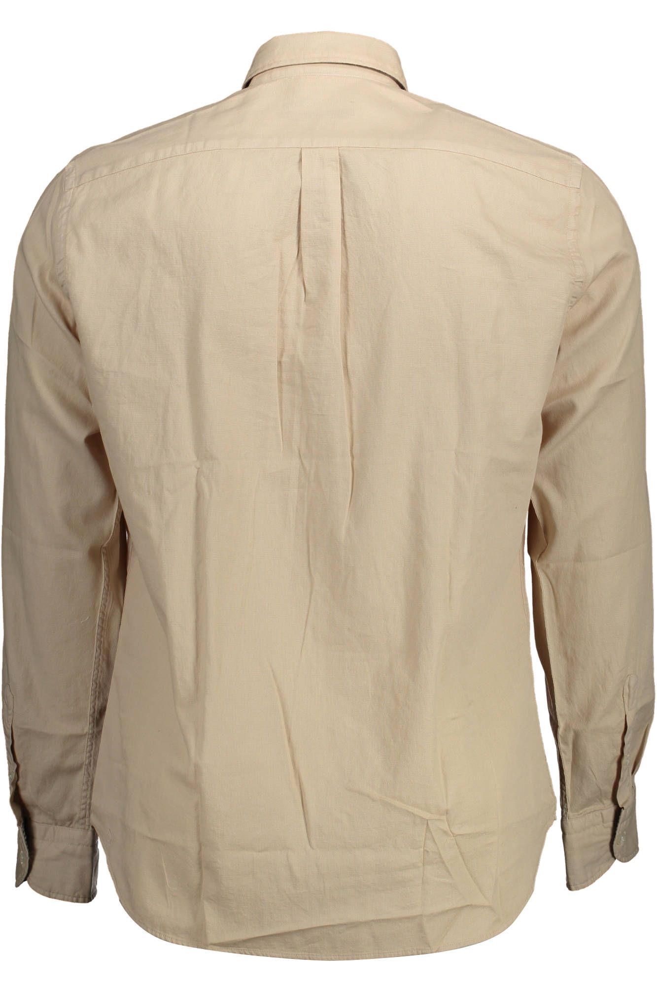 Harmont & Blaine Chic Beige Cotton Shirt with Contrast Details Harmont & Blaine