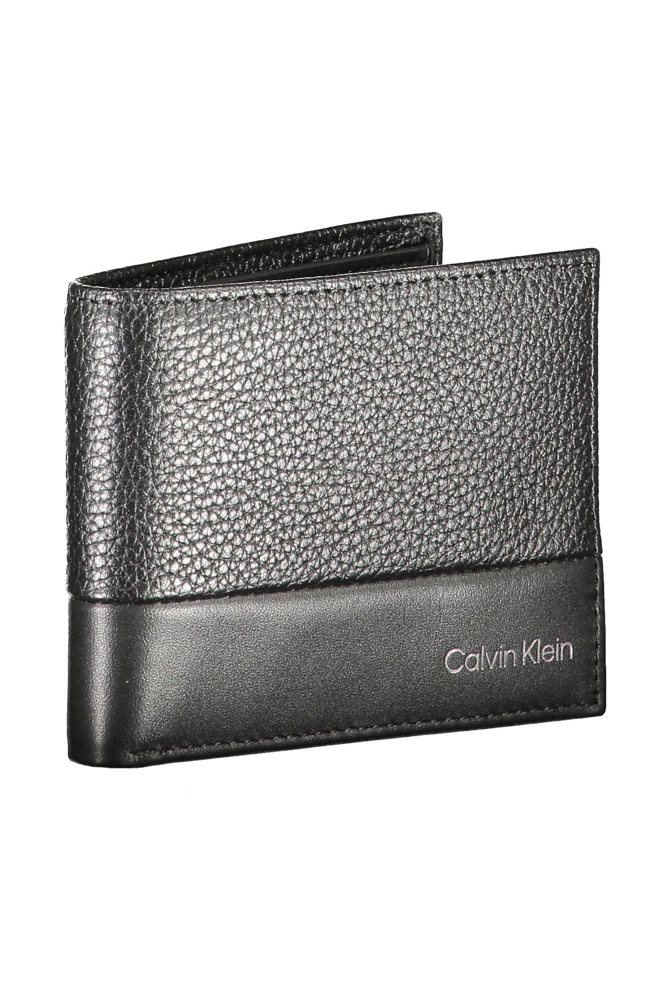 Calvin Klein Black Leather Men Wallet