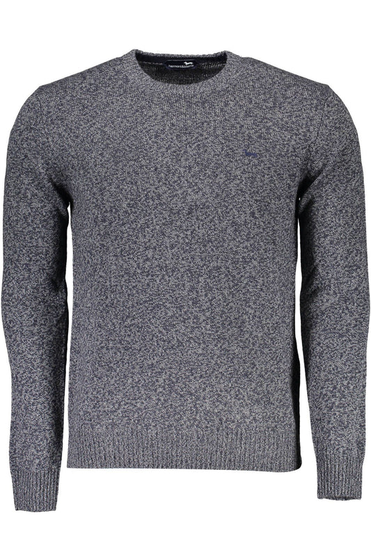 Harmont & Blaine Elegant Crew Neck Sweater with Contrasting Details Harmont & Blaine