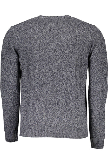 Harmont & Blaine Elegant Crew Neck Sweater with Contrasting Details Harmont & Blaine