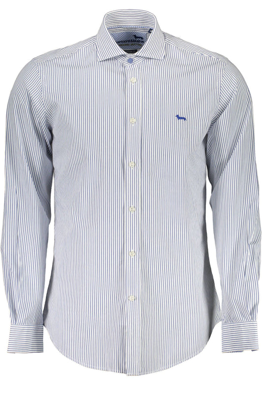 Harmont & Blaine Elegant White Narrow Fit Long Sleeve Shirt Harmont & Blaine