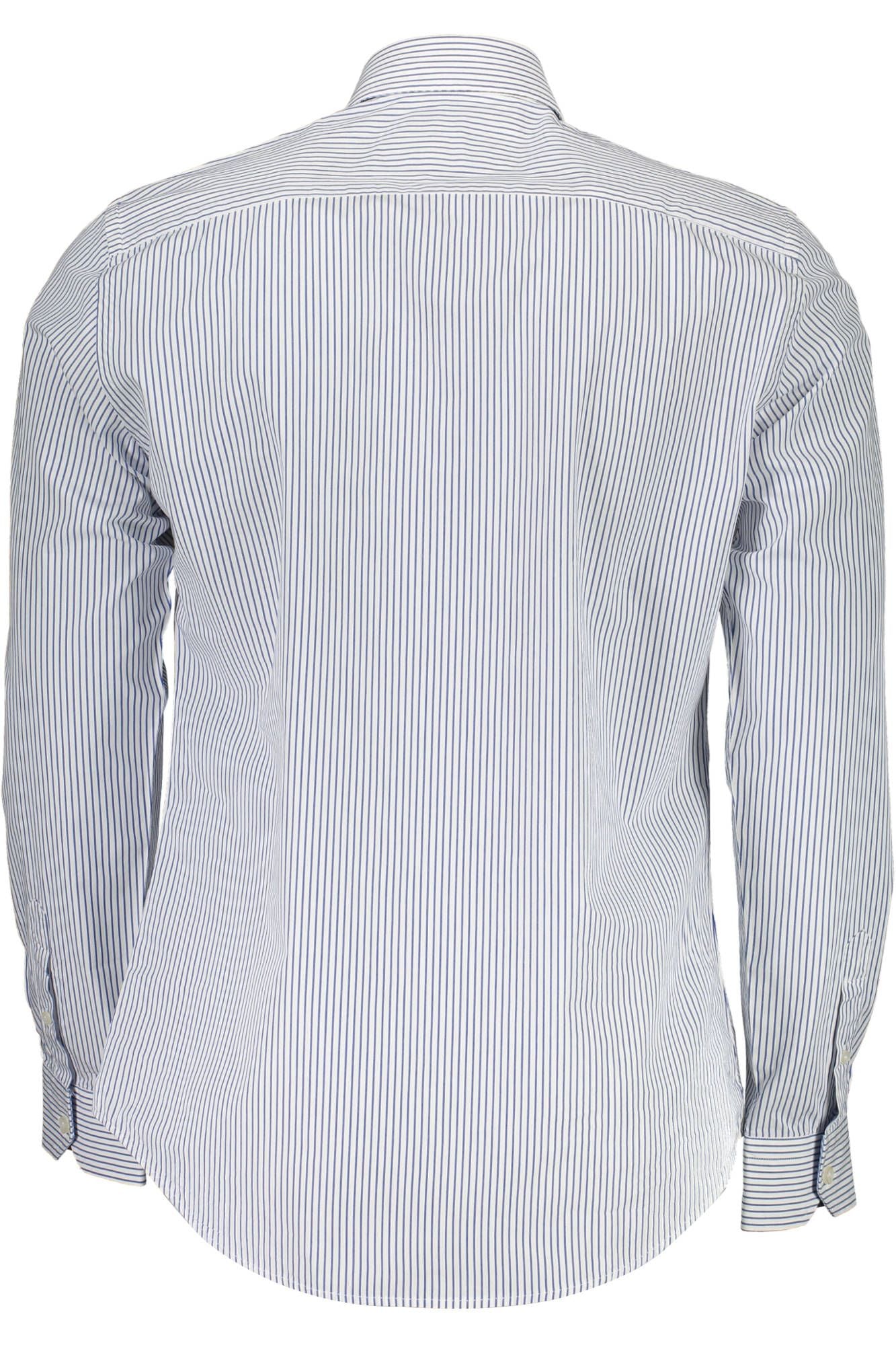 Harmont & Blaine Elegant White Narrow Fit Long Sleeve Shirt Harmont & Blaine