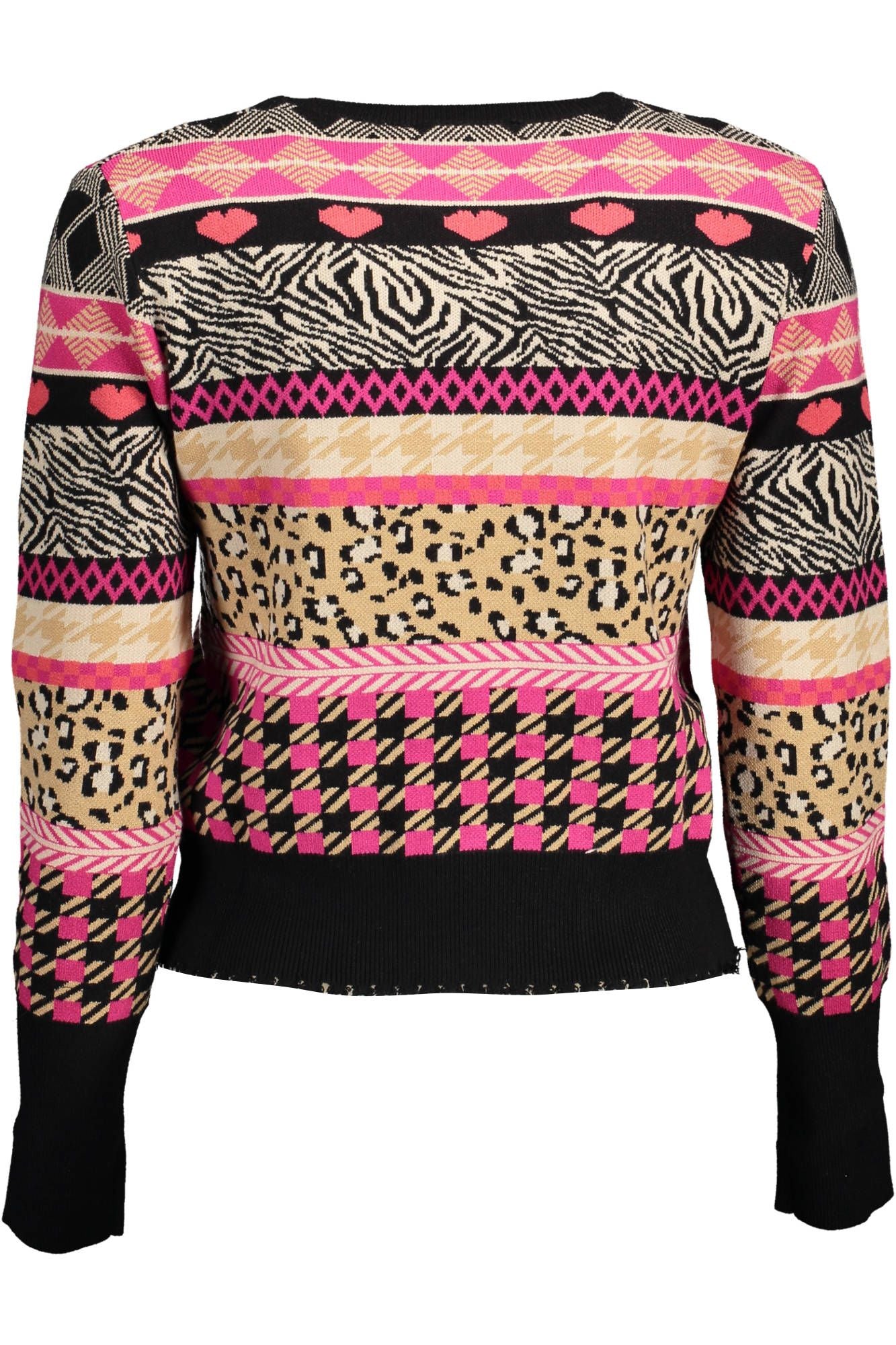 Desigual Elegant Long-Sleeved Round Neck Sweater Desigual