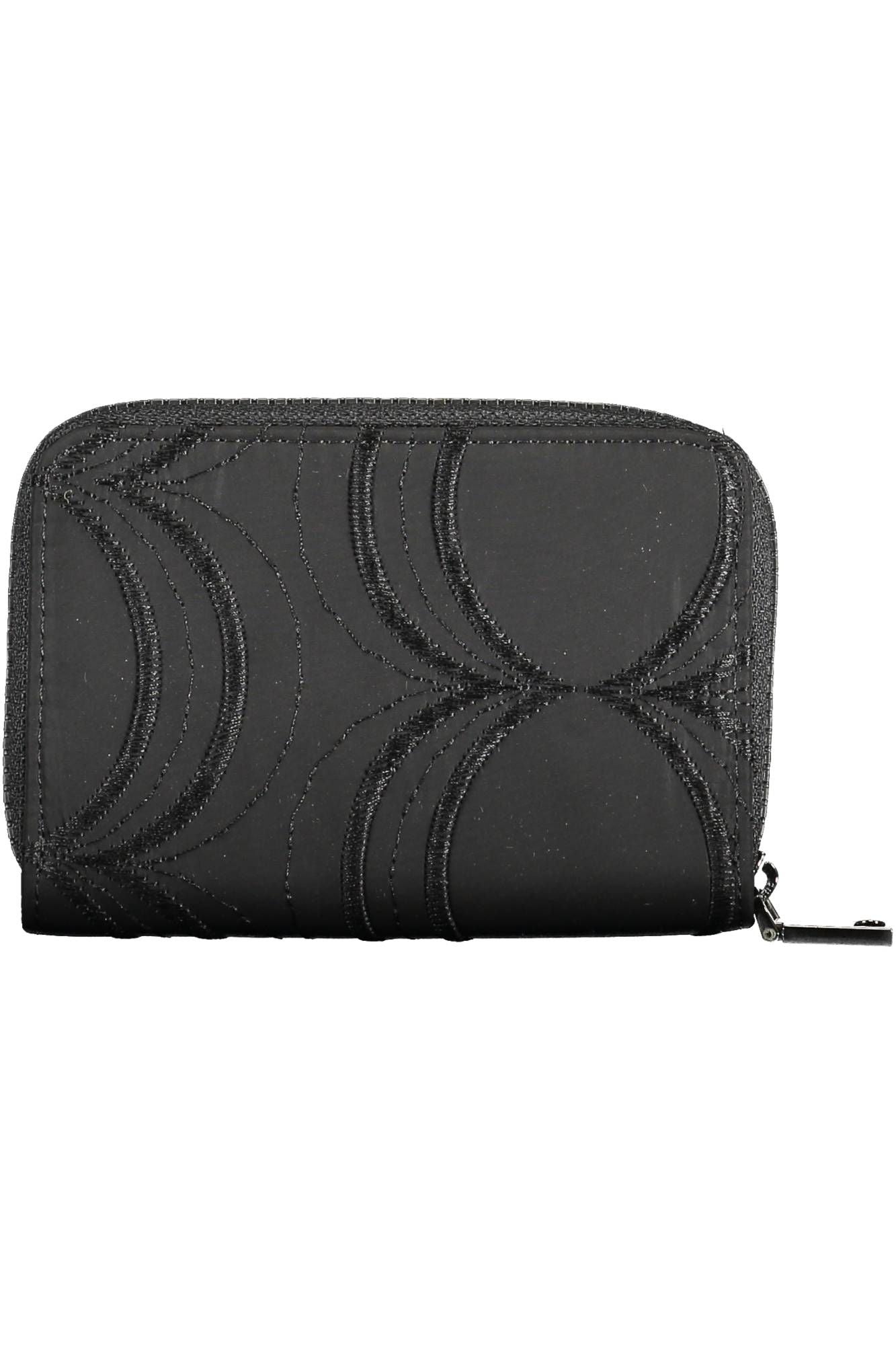 Desigual Chic Multifunctional Black Zip Wallet Desigual