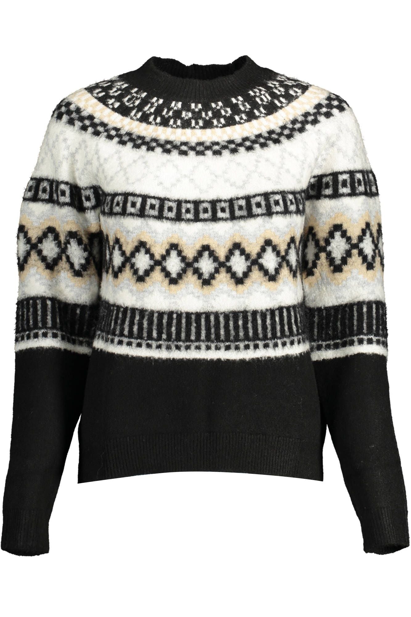 Desigual Chic Contrasting Detail Sweater Desigual